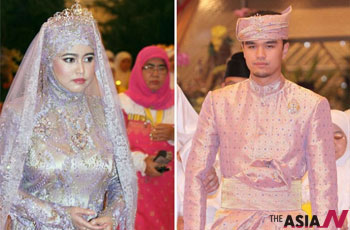 Princess of Brunei celebrates marriage with spectacular ceremony