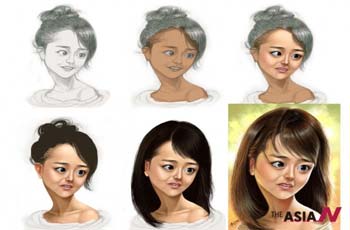 Korean Faces Brought Alive by an Egyptian Brush