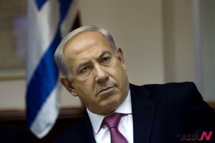 Israel's Prime Minister Benjamin Netanyahu, attends the weekly cabinet meeting in Jerusalem, Sunday, July 28, 2013. Netanyahu urged his skeptical coalition partners Sunday to agree to free Palestinian prisoners as part of U.S efforts to resume peace talks, calling the deal a "tough decision" that he took for the good of the country. (AP Photo/Ronen Zvulun, Pool)