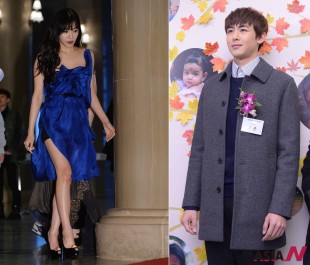 Tiffany of Girls’ Generation(Left), Nichkhun of 2PM(Right) (Photo : NEWSis)