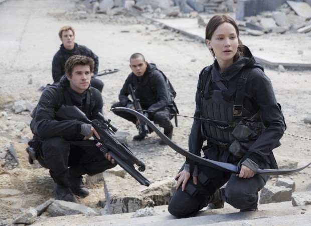 The Hunger Games: Mockingjay - Part 2." The movie releases in U.S. theaters on Nov. 20, 2015. (Murray Close/Lionsgate via AP) 