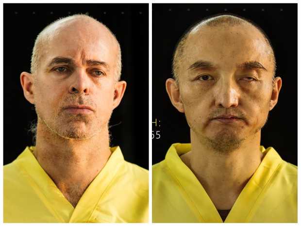 photos taken from the Islamic State group's online magazine Dabiq purports to show Ole Johan Grimsgaard-Ofstad, 48, from Oslo, Norway, left, and Fan Jinghui, 50, from Beijing, China. The extremist group claimed on Wednesday, Sept. 9, 2015, to be holding the men hostage and demanded ransom for their release. (Dabiq via AP)  