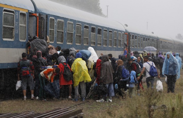 Deeply divided European Union leaders have been called to an emergency summit to seek long-term responses to the continent's ballooning crisis of refugees and migrants, a historic challenge EU President Donald Tusk said the bloc has failed dismally to meet. (AP Photo/Petr David Josek) 