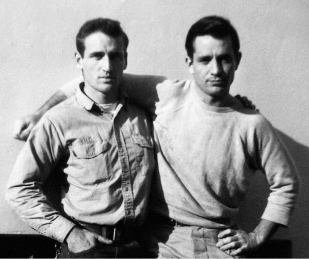 Neal Cassady (left) and Jack Kerouac (right)