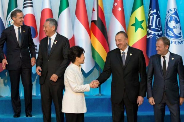 Ilham Aliyev, President of the Republic of Azerbaijan and Park Geun-hye, President of the Republic of Korea