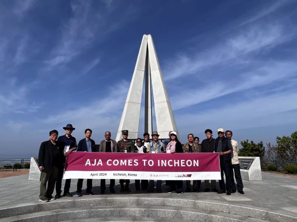 A group of reporters from the Asia Journalist Association (AJA) covered Baengnyeong Island, a key security point in Incheon, and corporate and institutional sites through ‘AJA Comes to Incheon’ in April 2024. They agreed that hosting APEC in Incheon, a key security and economic center on the Korean Peninsula, would be highly symbolic (Photo by Asia Journalist Association)