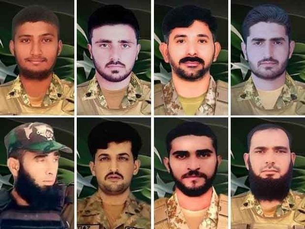 Eight Pakistani soldiers martyred in terrorist attack on Bannu Cantonment - Photo by ISPR 