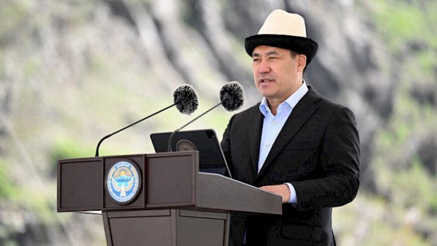 Kyrgyz President Sadyr Zhaparov (Kabar)