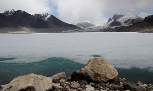 Lake Issyk-Kul, Kyrgyzstan (Photo : Xinhua/Yonhap)